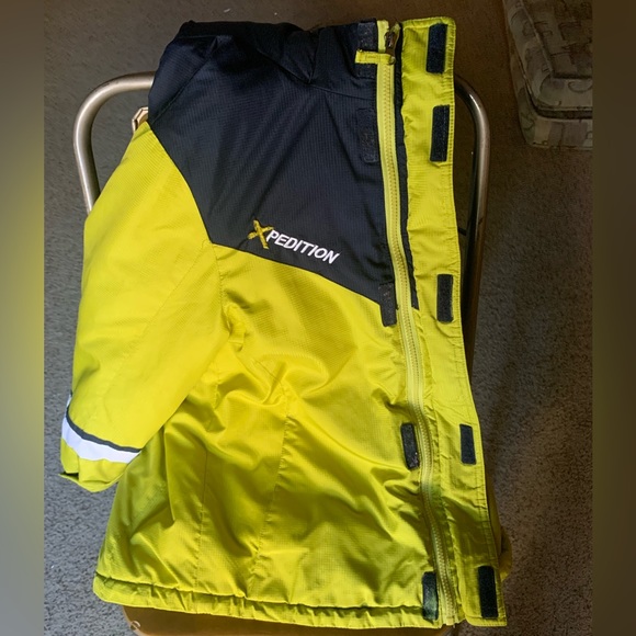 Xpedition Windproof Triple Closure Winter Coat, Bright Colors! Size L 12-l4, EUC - Picture 10 of 16